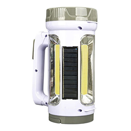 Powermaster JA-1953 5W Solar + Şarjlı Işıldak El Feneri