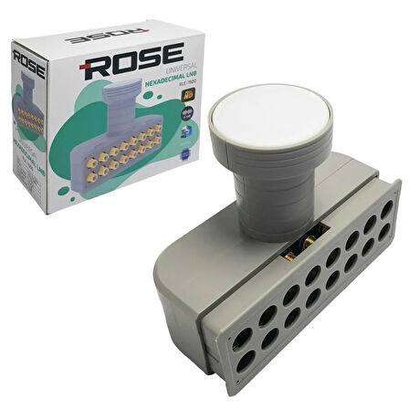 Rose RLE-1600 16 Çıkışlı 0.1 DB Full HD 4K LNB Universal Hexademical