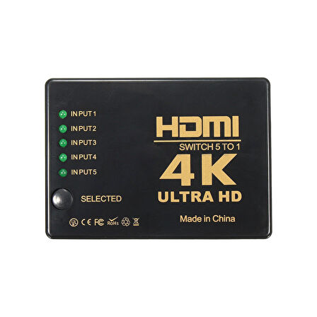 Multibox MB-H51 4K 5/1 HD Hdmi Switch