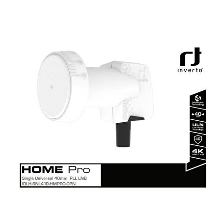 inverto Home Pro Single (Tek Çıkışlı) 0.1dB Lnb Full Hd 4k Uyumlu