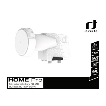 inverto Home Pro Twin (Çift Çıkışlı) 0.1dB Lnb Full Hd 4k Uyumlu