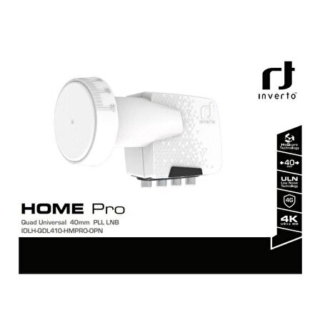 inverto Home Pro Quad (Dört Çıkışlı) 0.1dB Lnb Full Hd 4k Uyumlu