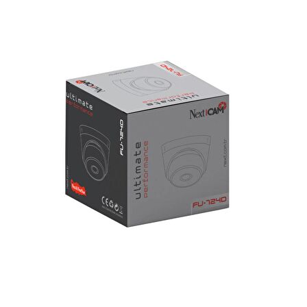 NextCam Fu-724D 2 Megapiksel HD 1920x1080 Dome Güvenlik Kamerası