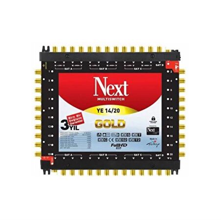 Next YE-14/20 Kaskatlı Uydu Santral MultiSwitch