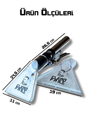 Halı ve Koltuk Yıkama Başlığı Vakum Aparatı Metal Tetikli Karcher Puzzi 8/1 10/1 Uyumlu