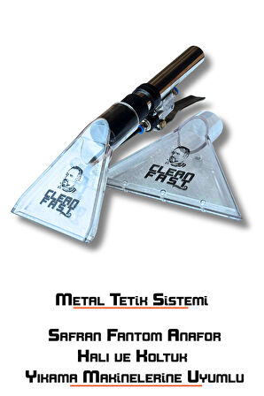 Halı ve Koltuk Yıkama Başlığı Vakum Aparatı Metal Tetikli Safran Fantom Anafor Uyumlu