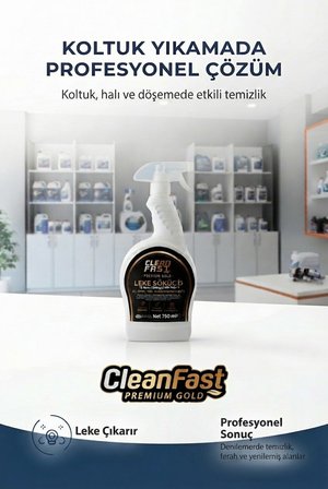 Ultra Güçlü Çok Amaçlı Leke Çıkarıcı Sprey  Kumaş Halı Koltuk Yüzey ve Döşeme Temizleyici 750 ml
