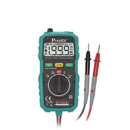 Luxury,  Cep Tipi Auto Range Dijital Multimetre Proskit MT-1508
