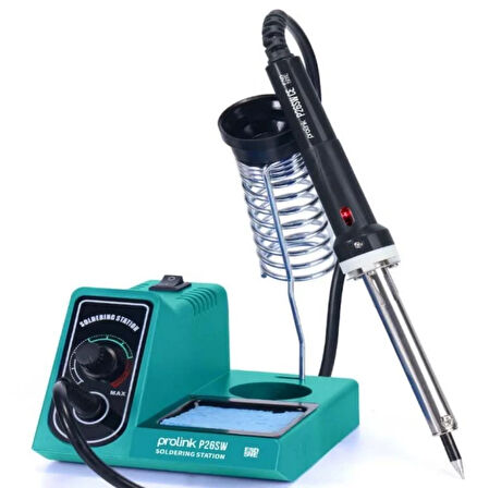Luxury, 60w Dijital Akrobat Stand Analog Isı Ayarlı Havya, 60w Isı Ayarlı Lehim Makinası Prolink   P-26-SW