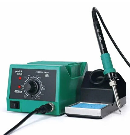 Luxury, 40w  Isı Ayarlı Antistatik Havya İstasyonu, Antistatik Lehim Makinası  Prolink P-36 B