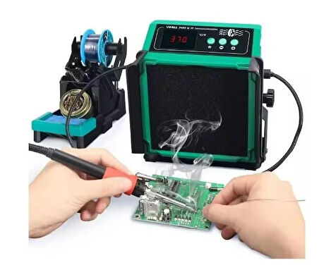 Luxury, 3üncü el standklı 200w duman emme gücü 110w Lehim Makinası 