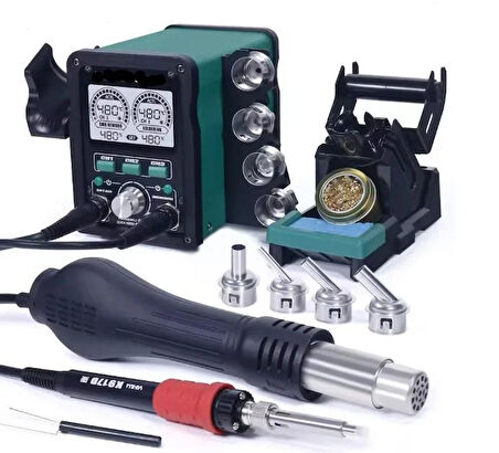 Luxury, 110w Kalem Havya 650w Üflemeli Havya İstasyonu Prolink  P-95 D+I 