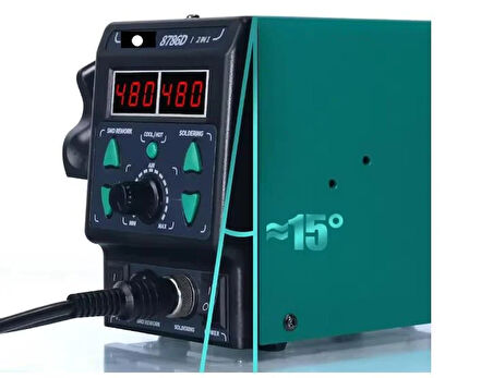 Luxury,650w Üflemeli Havya, 50w Kalem Havya, 2in1 Lehimleme İstasyonu Prolink P-86 DI