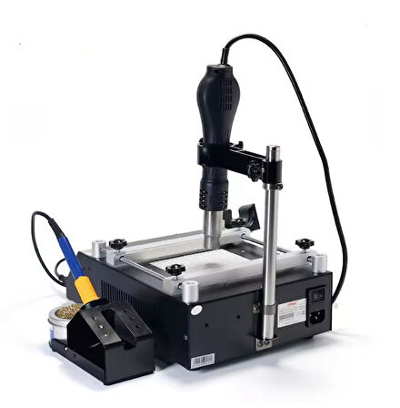 Luxury,BGA Rework, Üflemeli Havya, Lehimleme İstasyonu 3n1 BGA Isıtıcı