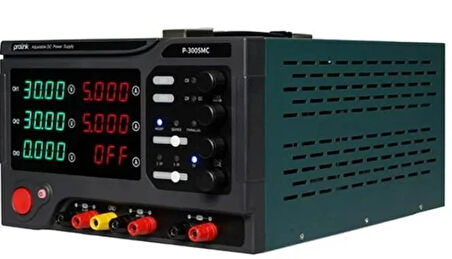 Luxury,  30V 5A 3 Çıkışlı Ayarlanabilir DC Güç Kaynağı Prolink   P-3005MC