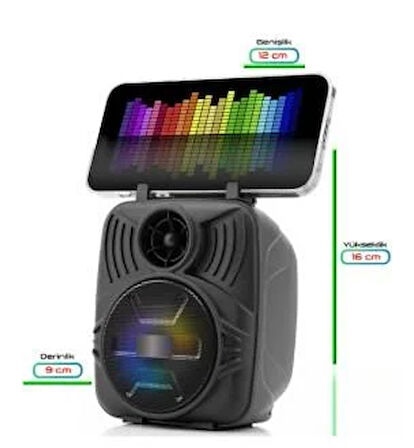 3'' Mini Bluetooth  Speaker, Mini Ses Bombası , Bluetooth USB/-SD Hoparlör