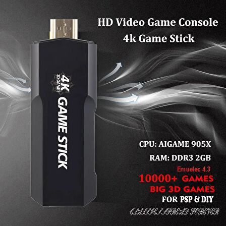 Tv Atari 4K HDMI GAME STICK 20000 OYUNLU Game Stick