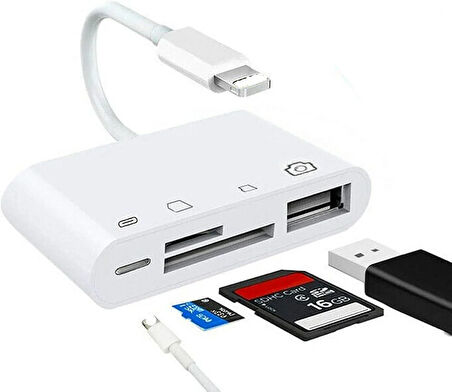 Lightning - USB - Type-C Kamera 4 in 1