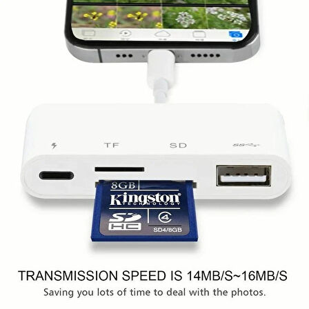 Lightning - USB - Type-C Kamera 4 in 1