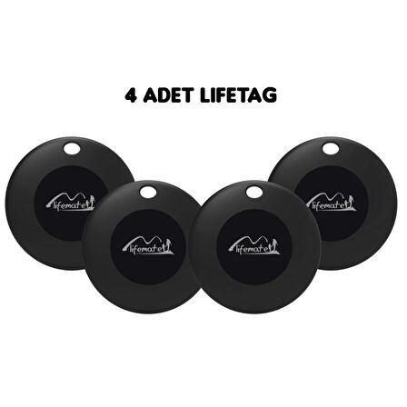 4lü Life Tag GPS Takip Cihazı Apple Find My Uyumlu