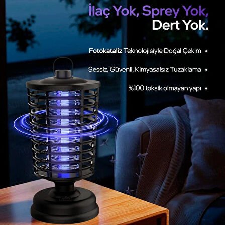 Elektirikli Mor Işıklı Sivrisinek Kovucu  – Etkili, Uzun Süreli Koruma, Kullanım Kolaylığı