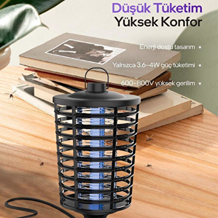 Elektirikli Mor Işıklı Sivrisinek Kovucu  – Etkili, Uzun Süreli Koruma, Kullanım Kolaylığı