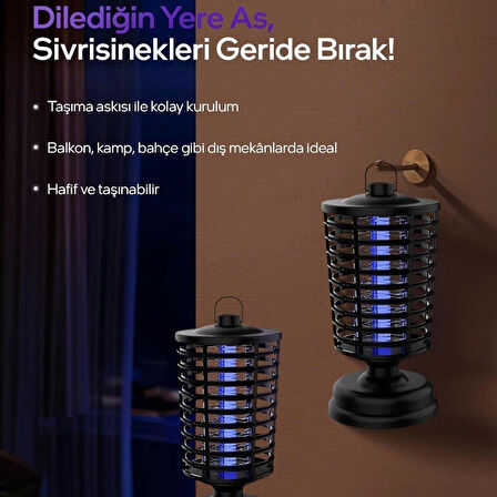Elektirikli Mor Işıklı Sivrisinek Kovucu  – Etkili, Uzun Süreli Koruma, Kullanım Kolaylığı