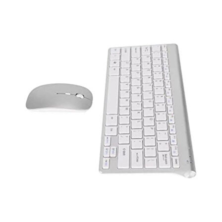 Kablosuz Klavye Mouse Seti – Ergonomik Tasarım, Sessiz Tuşlar, Tak-Çalıştır USB Alıcı