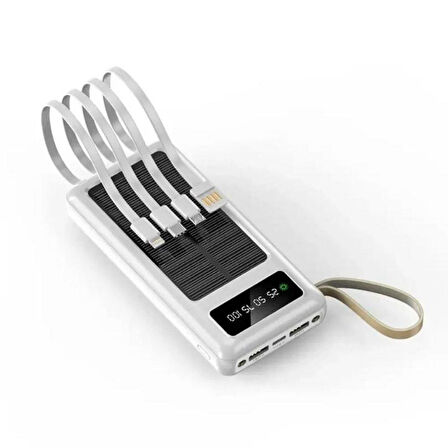 10000mAh Powerbank - Taşınabilir Hızlı Şarj Cihazı, Yüksek Kapasiteli, Kompakt Tasarım