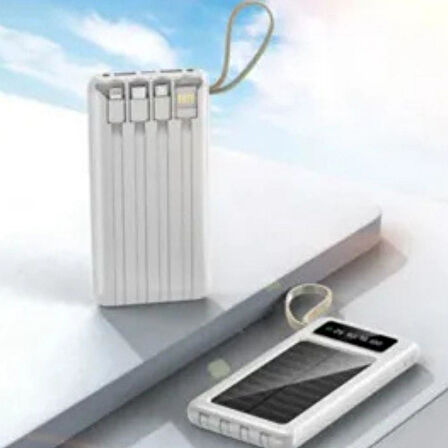 10000mAh Powerbank - Taşınabilir Hızlı Şarj Cihazı, Yüksek Kapasiteli, Kompakt Tasarım