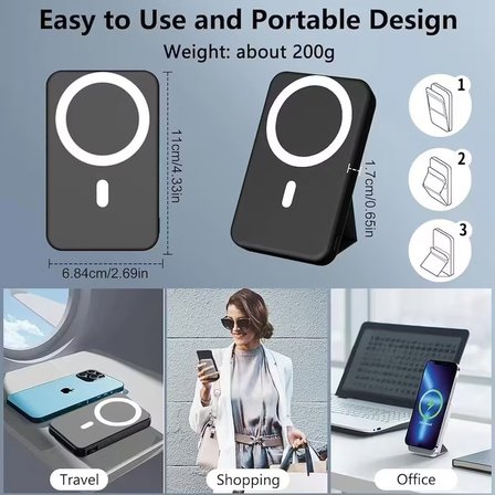 Eima 10000mAh Powerbank Kompakt Taşınabilir Hızlı Şarj Cihazı USB Çıkışlı Mobil Batarya