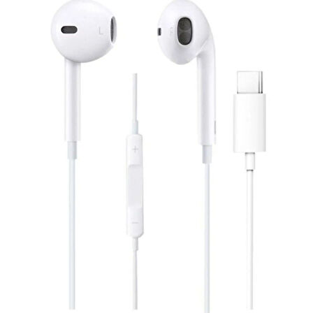 Apple uyumlu Type-C  Kablolu Gürültü Önleyici Yeni Nesil Kulak İçi Kulaklık 15 PRO 15 PRO MAX Uyumlu