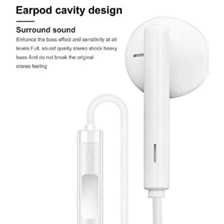 Apple uyumlu Type-C  Kablolu Gürültü Önleyici Yeni Nesil Kulak İçi Kulaklık 15 PRO 15 PRO MAX Uyumlu