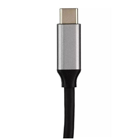 ACL USB-C Hub Çoklayıcı USB-A USB-C HDMI Girişli Metal Gövdeli Adaptör Dönüştürücü