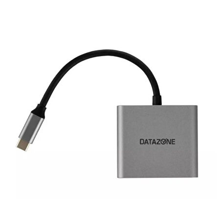 ACL USB-C Hub Çoklayıcı USB-A USB-C HDMI Girişli Metal Gövdeli Adaptör Dönüştürücü