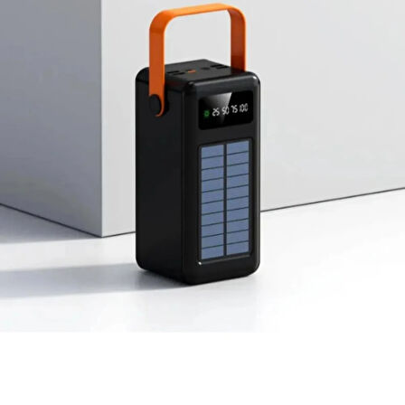 Outdoor Solar Powerbank 80,000mAh 5 Cihaza Kadar Destek LED Ekran