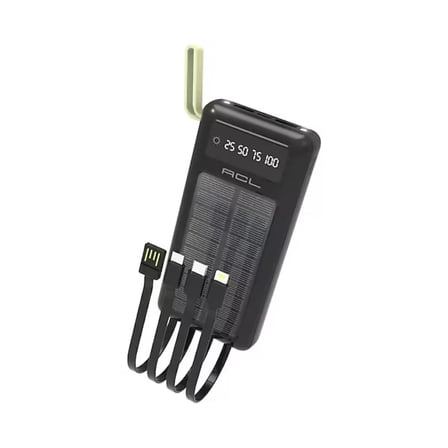 Solar 20,000mAh 5 Cihaz Aynı Anda Şarj Kamp Fenerli Powerbank