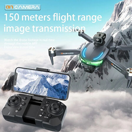 A17 Drone, Katlanabilir, Akıllı 4K Kameralı,360 Derece Roll, Havada Sabitlemeli Yüksek Hızlı Drone 