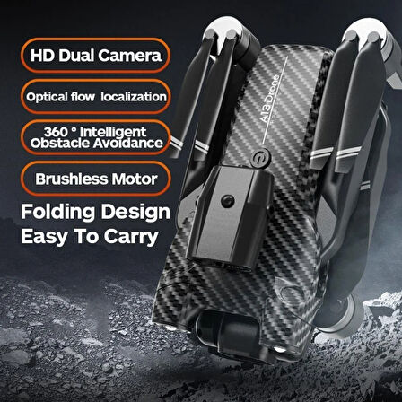 A13 Drone,8K Çift Kameralı Karbon Fiber, Elektrikli Ayarlanabilir Lens, Uzaktan Kumandalı Drone
