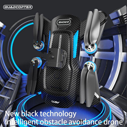 Akıllı 8K Çift Kameralı Katlanabilir Drone, GPS Destekli, Yüksek Hızlı ve Profesyonel Drone