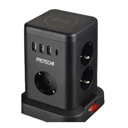 WP707 Akıllı Priz, USB Girişli, Güvenlik Kapaklı, Dayanıklı ve Şık Tasarım | HZLSTORE