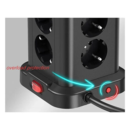 WP711 Akıllı Priz, Çift USB Girişli, Güvenlik Kapaklı, Dayanıklı ve Şık Tasarım | HZLSTORE