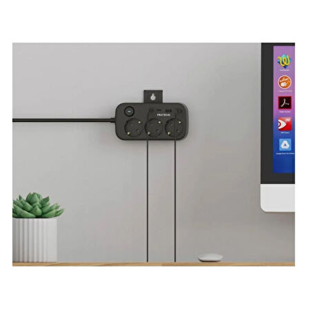 LP763A Akıllı Priz, Çift USB Girişli, Güvenlik Kapaklı, Dayanıklı ve Şık Tasarım | HZLSTORE
