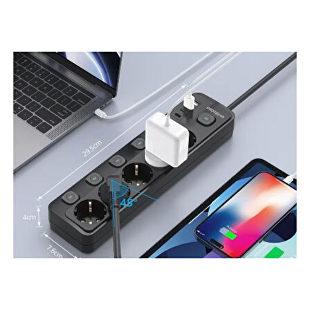 YG.G05KU6 Akıllı Priz, Çift USB Girişli, Aşırı Akım Korumalı, Şık ve Dayanıklı Tasarım | HZLSTORE