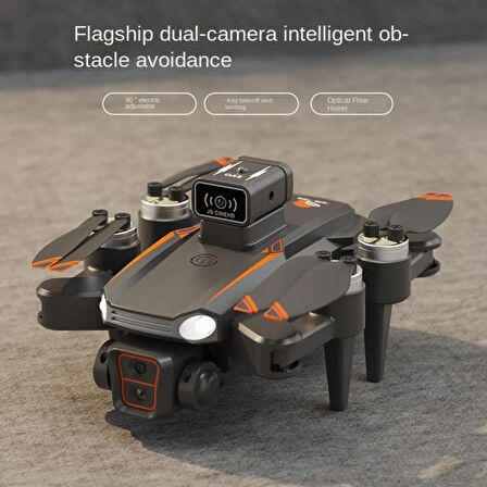 JS26H Drone, Katlanabilir, Akıllı 4K Uzaktan Kumandalı, 360 derece engel algılama uyumlu Hızlı Drone