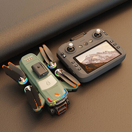 JS39 Drone, Akıllı 4K Uzaktan Kumandalı, Fırçasız motorlu Engel Kaçınma, Çift lens Korumalı Drone