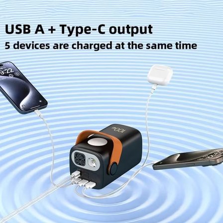 100W PD 60000mAh   Ultra Yüksek Kapasiteli Çoklu Çıkışlı Dijital Göstergeli Hızlı Şarj Powerbank