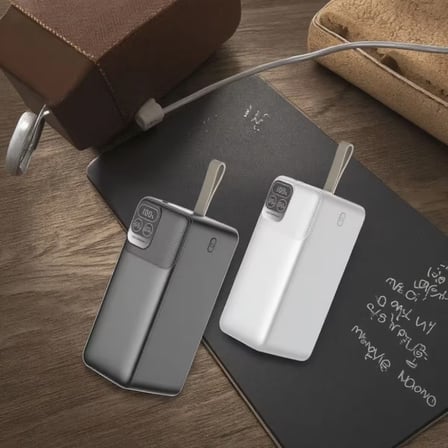 P32-5 50.000 mAh Powerbank 22.5W Hızlı Şarjlı Dijital Göstergeli Taşınabilir Şarj Cihazı