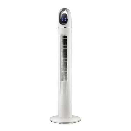 Profesyonel 45 İnç Elektrikli Kanatsız Dokunmatik Ekranlı Uzaktan Kumandalı Ayaklı Hava Soğutma Kule Fanı 