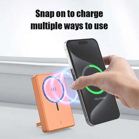 10.000mAh LCD Ekranlı Standlı Powerbank ,20W Hızlı Şarj, USB-C Giriş/Çıkış, Telefon Tutuculu Taşınabilir Şarj Cihazı